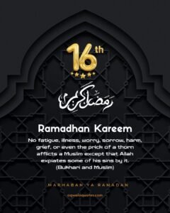 16th Ramadan Sehri Time 2024